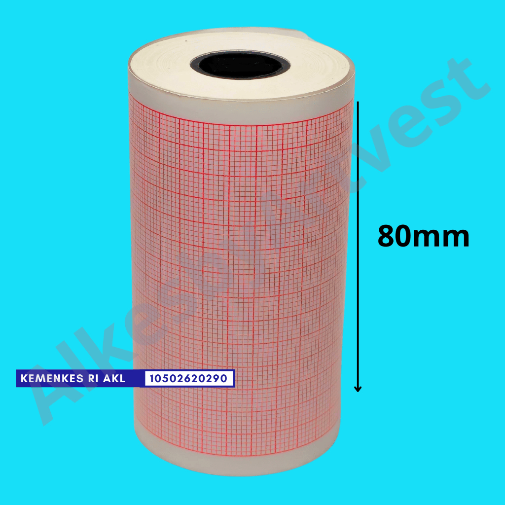 Kertas Ecg/Ekg Roll 80mm x 20m