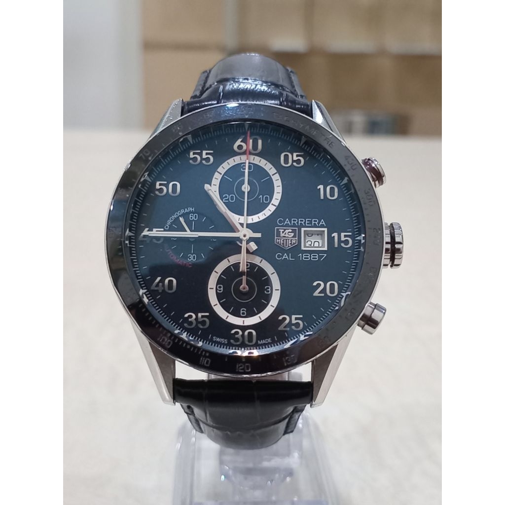 Jam tangan fashion pria t4g heuer C4rrer4 valjoux automatic
