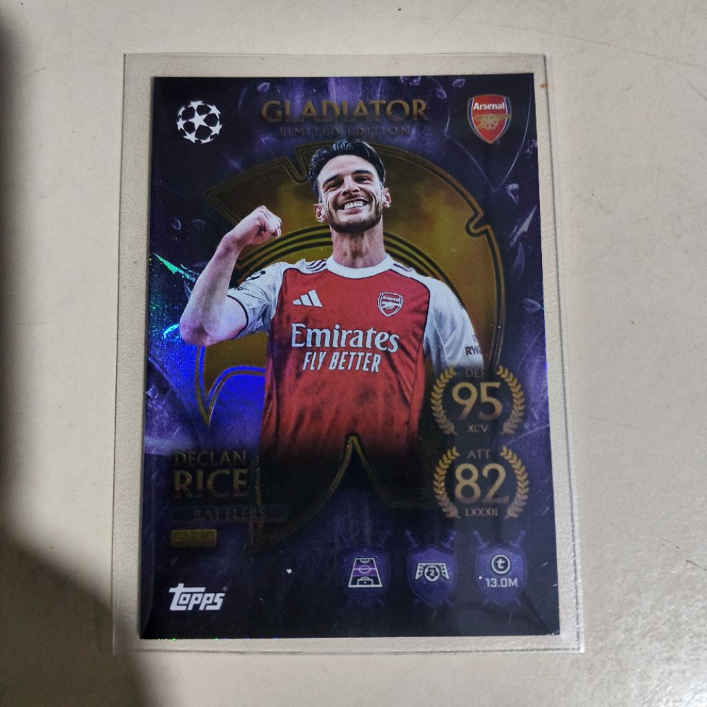 Topps Match Attax Champions League 2025/2026 Declan Rice Gladiator