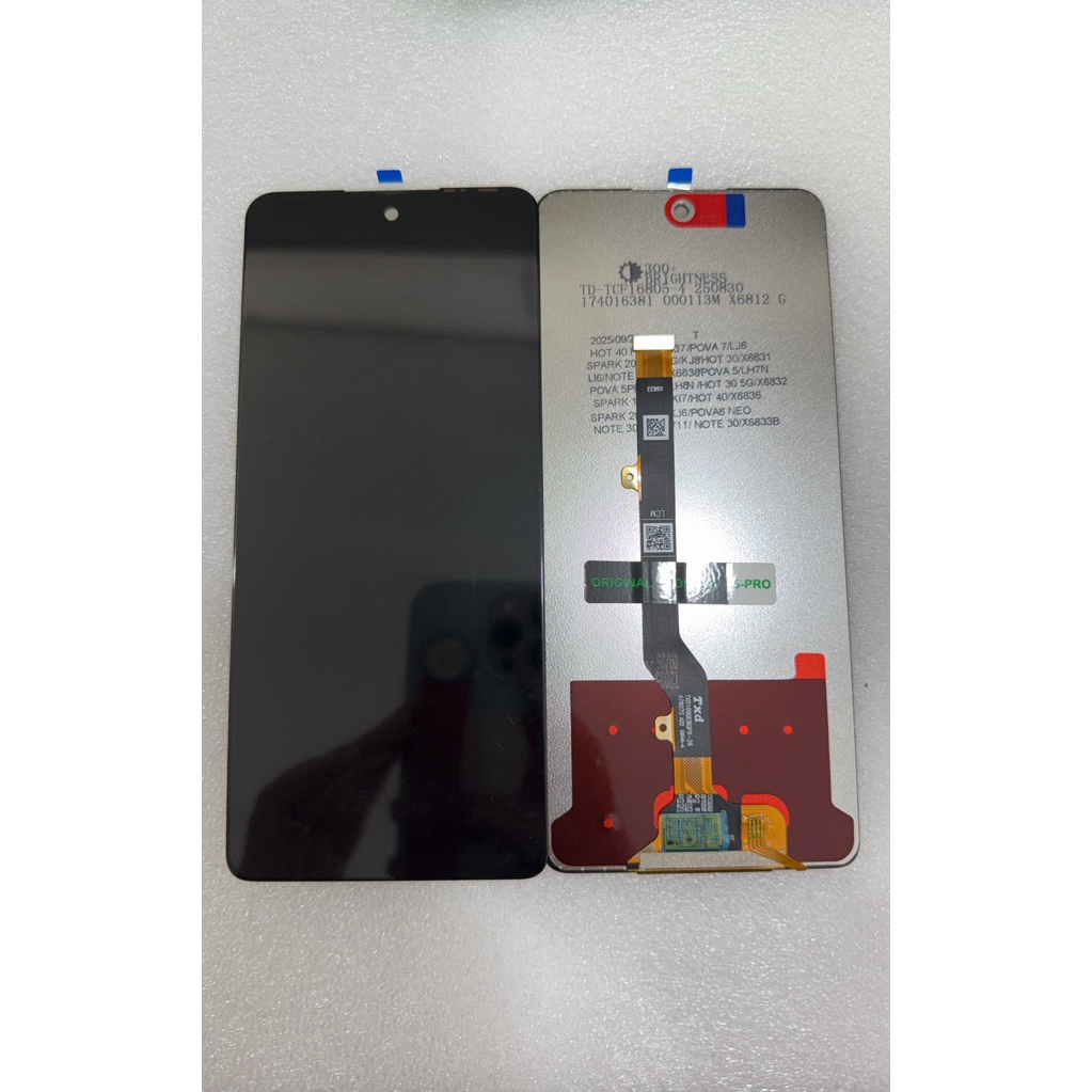 lcd touchscreen infinix hot 40 / 40 pro / hot 30 / note 30 S- pro original