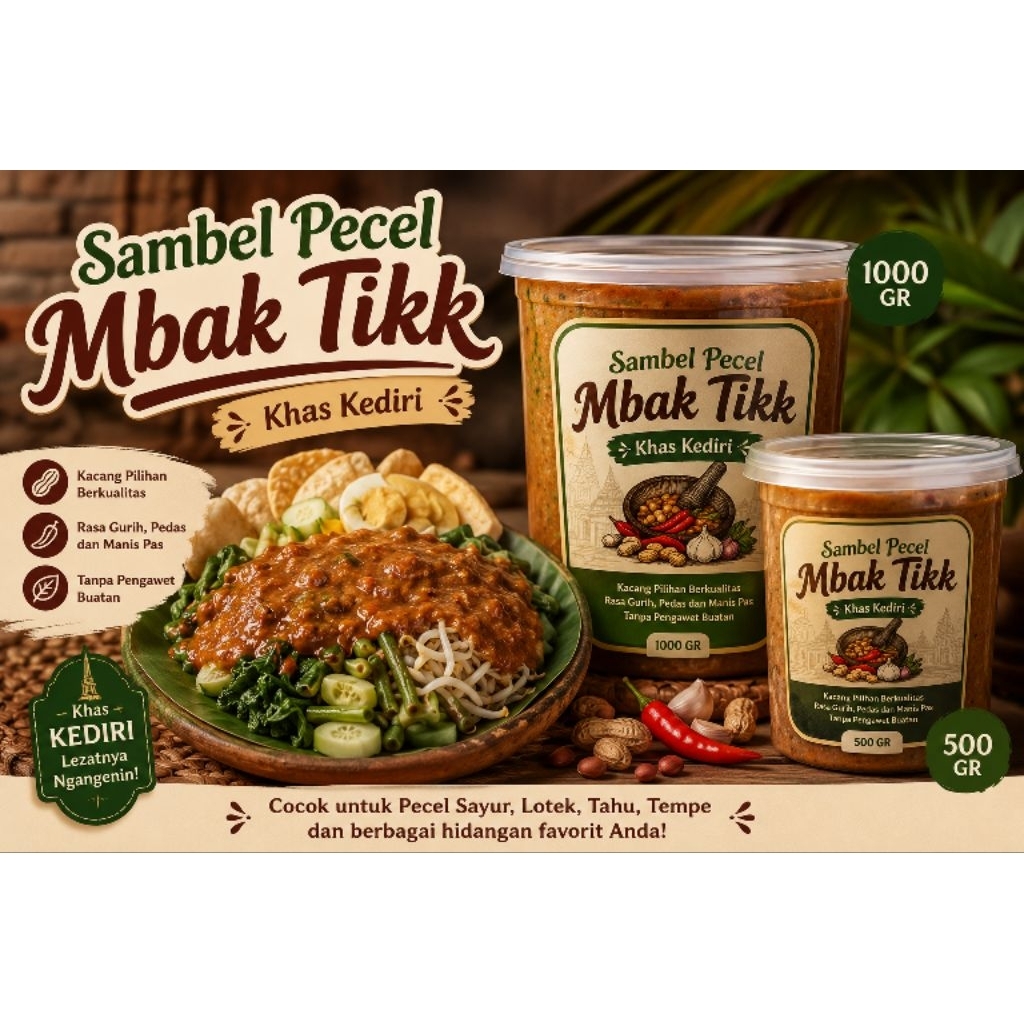 Sambel Pecel asli Kediri 1 kg