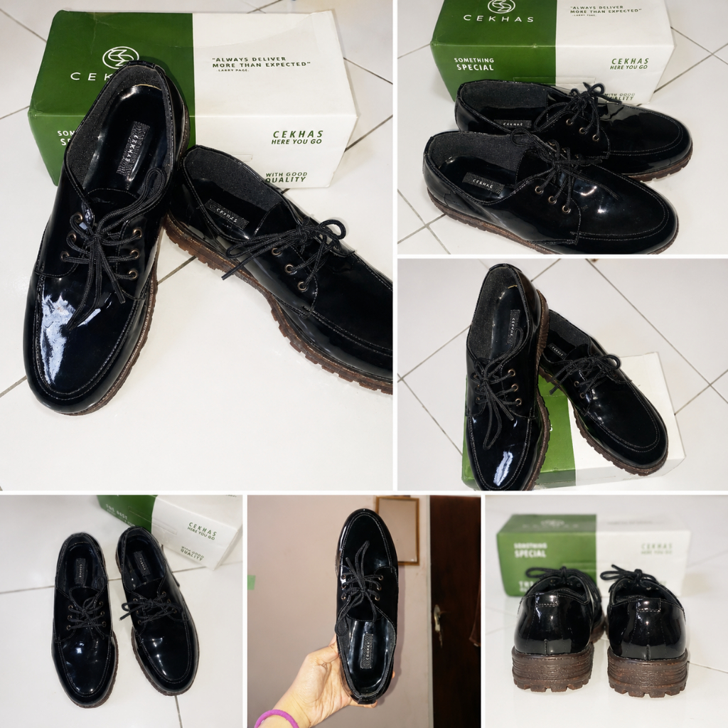 Sepatu Docmart Cekhas Odi Black ukuran 40