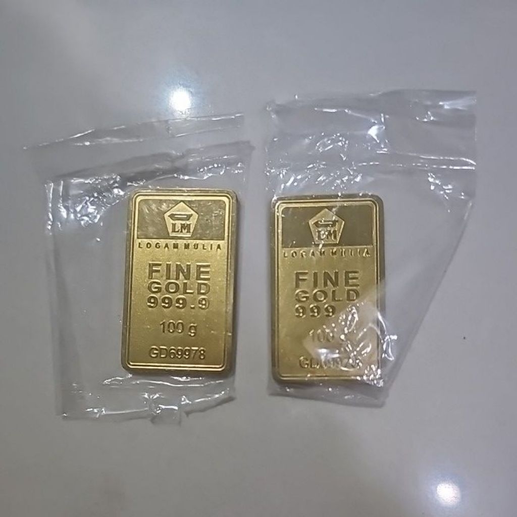 replika emas 100 gram bahan kuningan