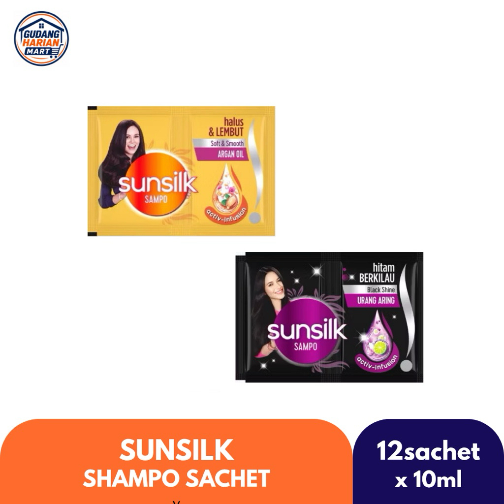 SUNSILK SAMPO SACHET MURAH