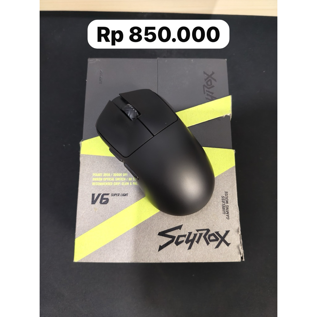 Mouse Scyrox v6 black 8k