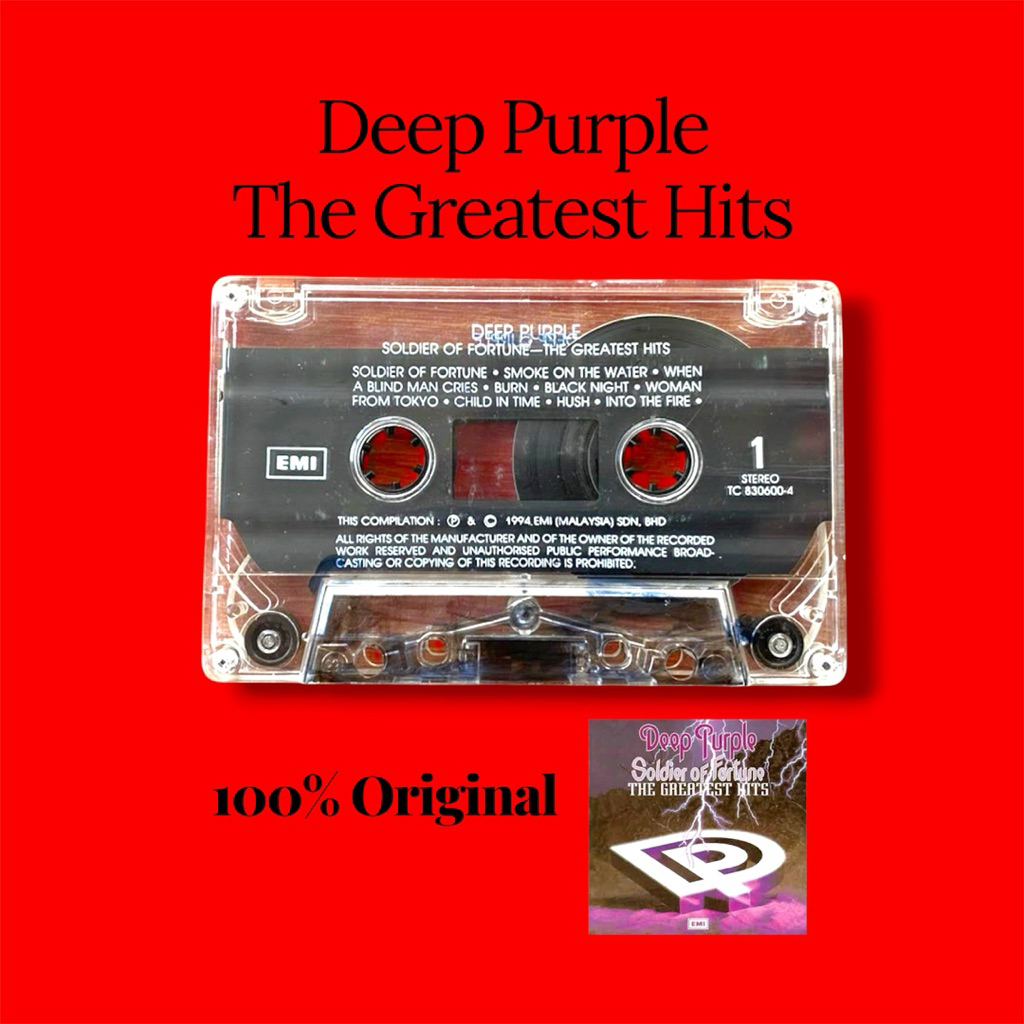 Kaset Pita Deep Purple - The Greatest Hits ( Soldier Of Future )