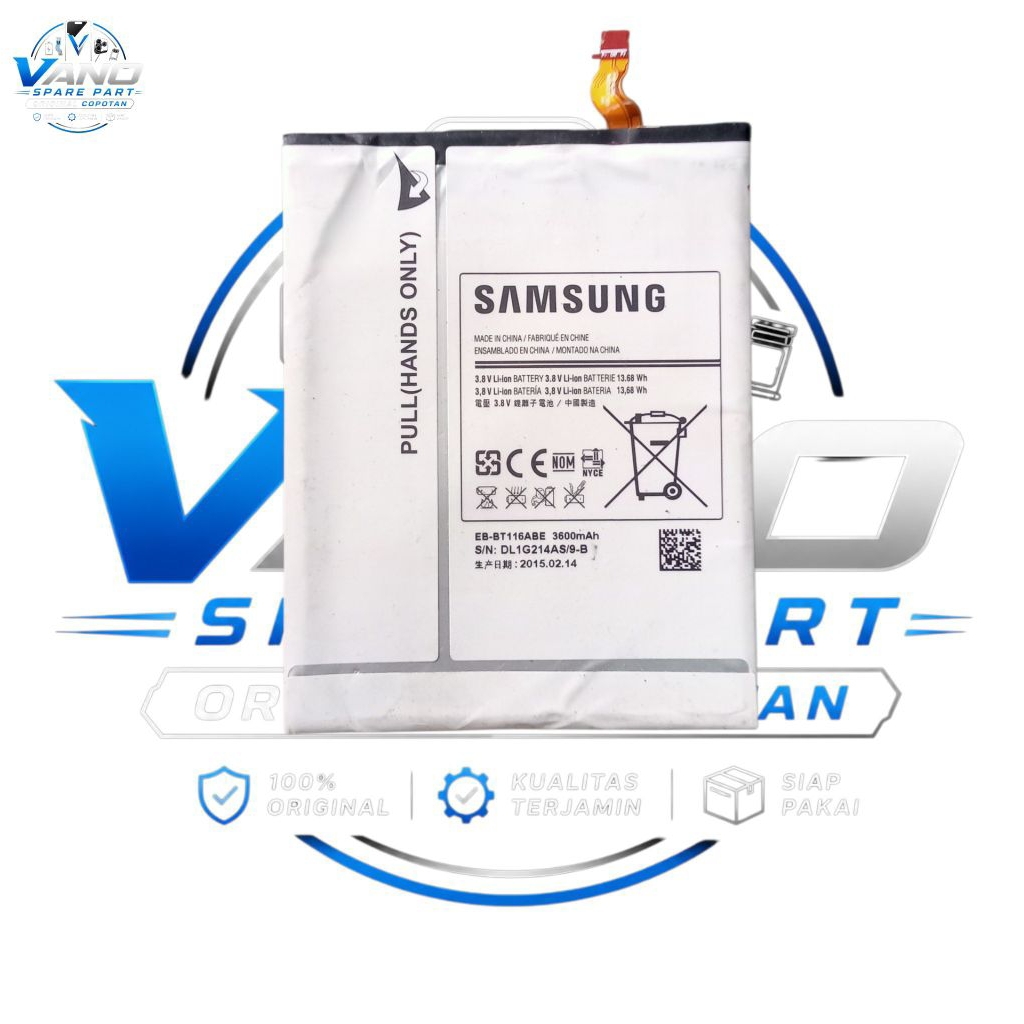 Batrei Batre Samsung Galaxy Tab 3 Lite 7.0 (SM-T110, SM-T111, SM-T113, SM-T116) Original Copotan
