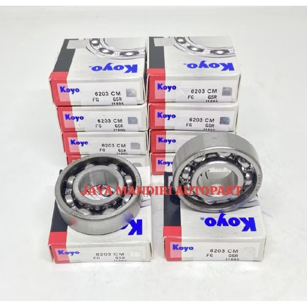 BEARING 6203 CM KOYO 6203CM KOYO TANPA TUTUP/OPEN