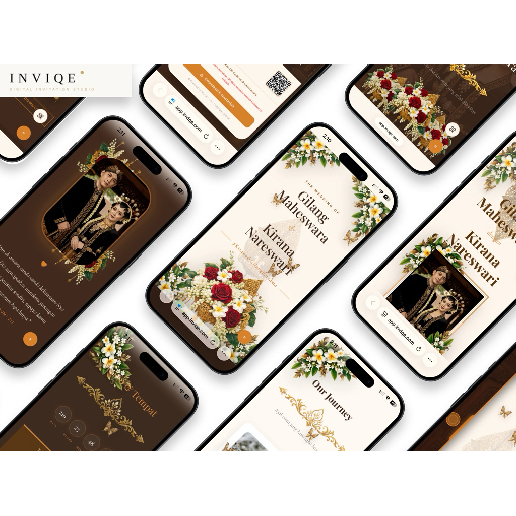 Undangan Digital Online Premium | E-Invitation Website | Wedding Pernikahan  | Ulang Tahun