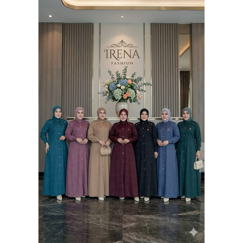 GAMIS WANITA TERBARU FITRIANI DRESS BY IRENA FASHION
