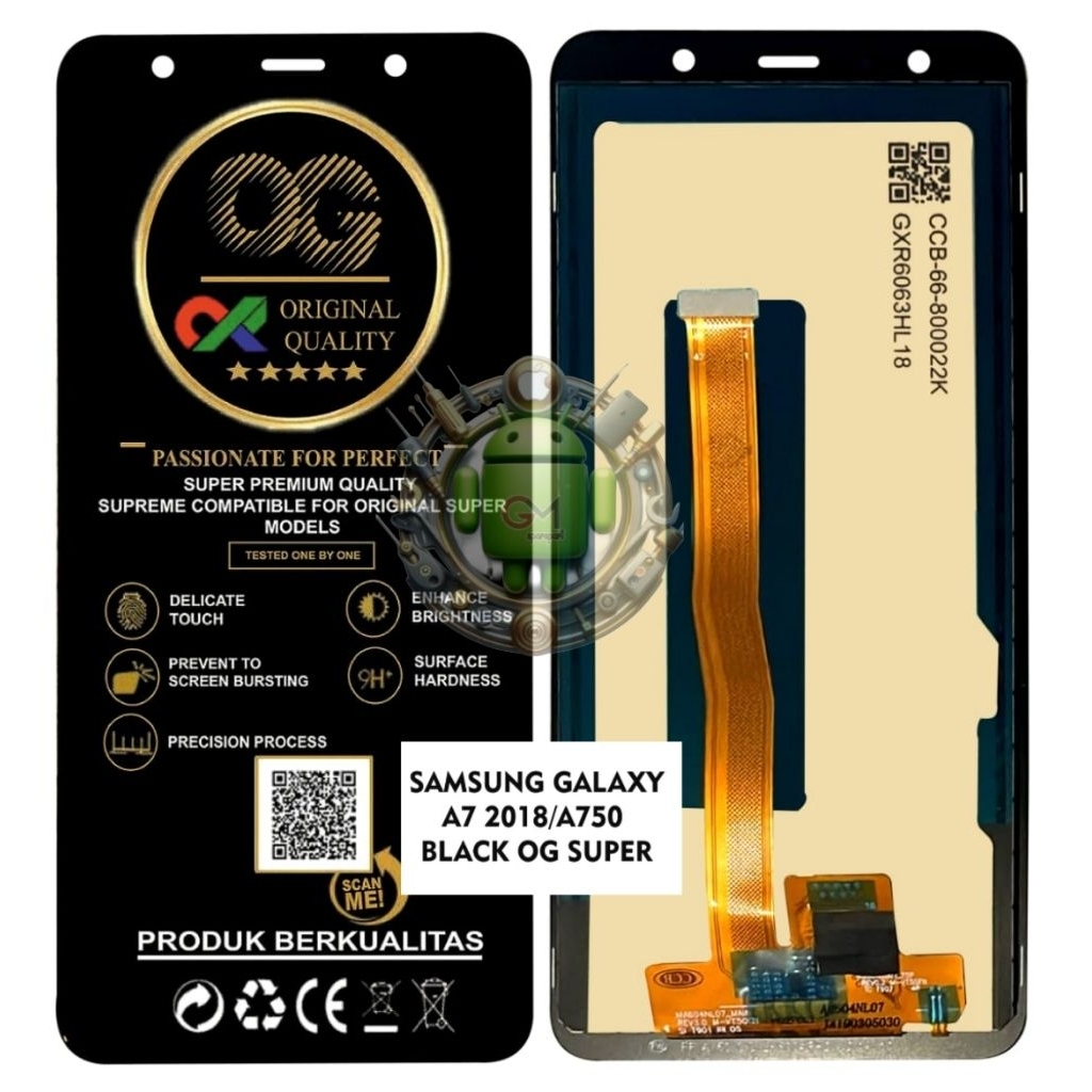 LCD SAMSUNG A7 2018/LCD TOUCHSCREEN SAMSUNG A7 2018/A750 FULLSET ORIGINAL