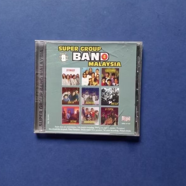 CD Audio Music Super Group Band Malaysia Vol 4 Prod PT Musica Studio's