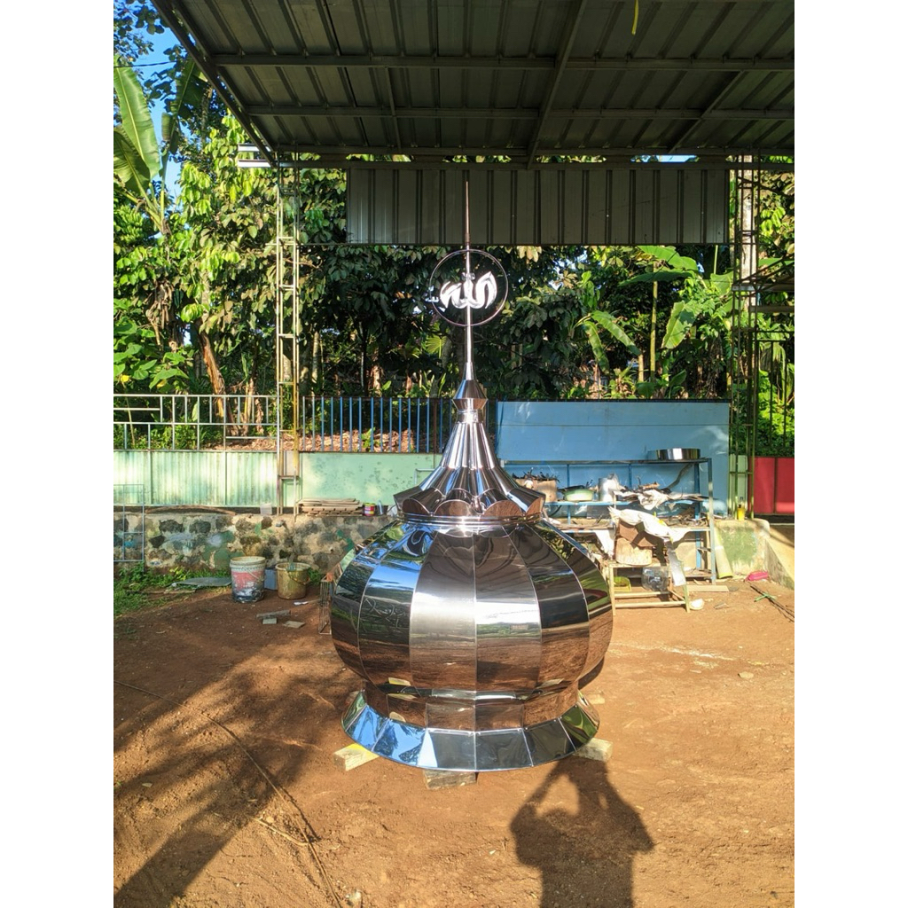 KUBAH MASJID STAINLESS 150cm