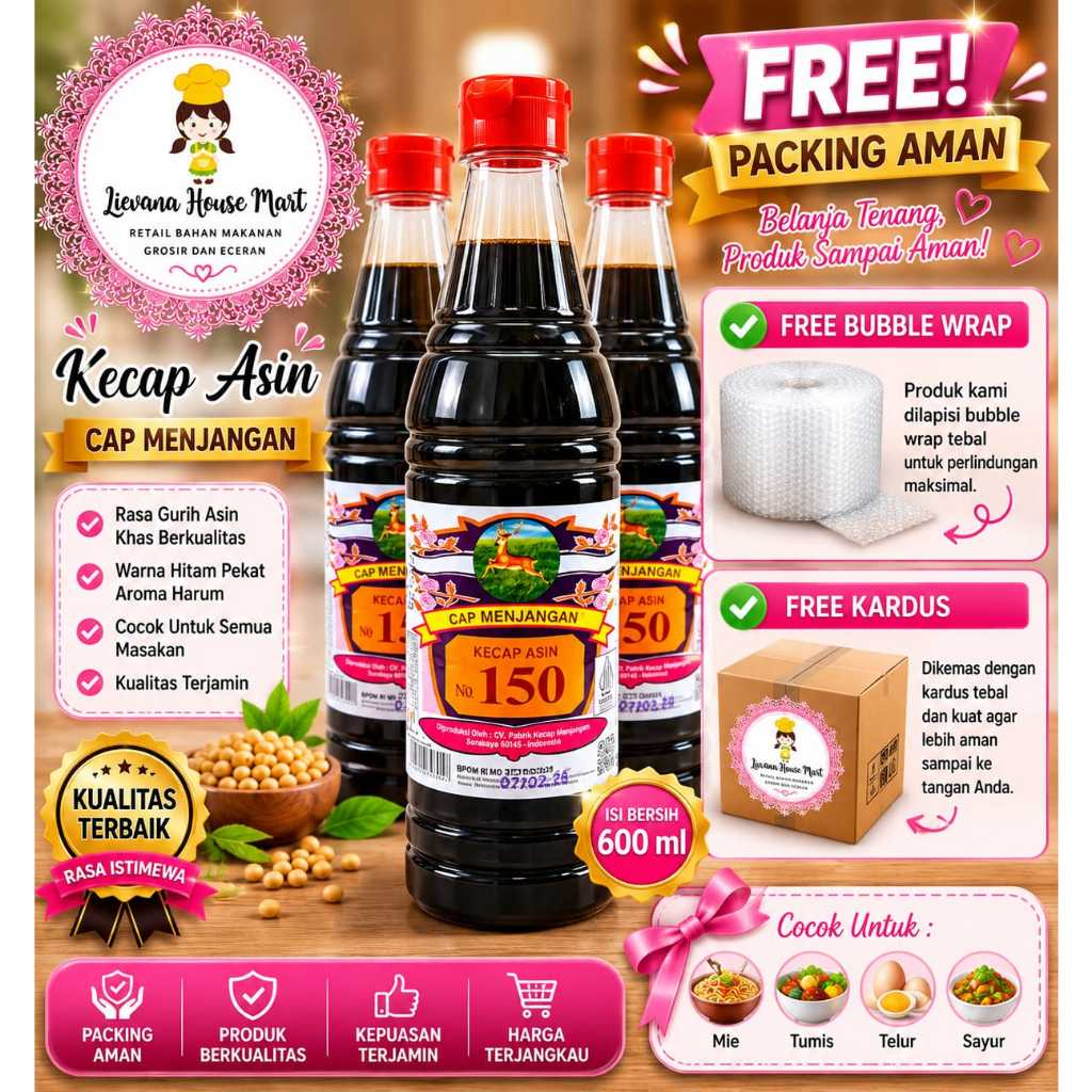 kecap asin 150 cap menjangan