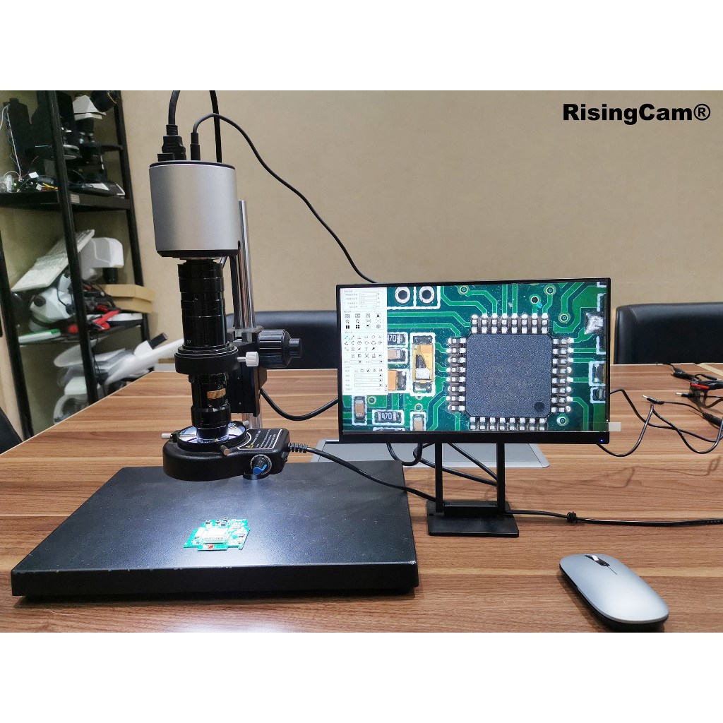 Kamera Mikroskop Microscope Autofokus Autofocus, RisingCam Autofocus 4K Ultra HD 60fps Digital Kecep