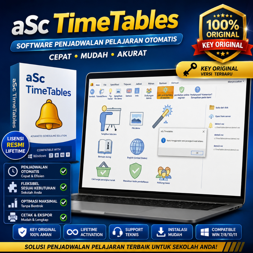 Software Asc Timetables 2027 lic.Key Dan Full Version Lifetime Original