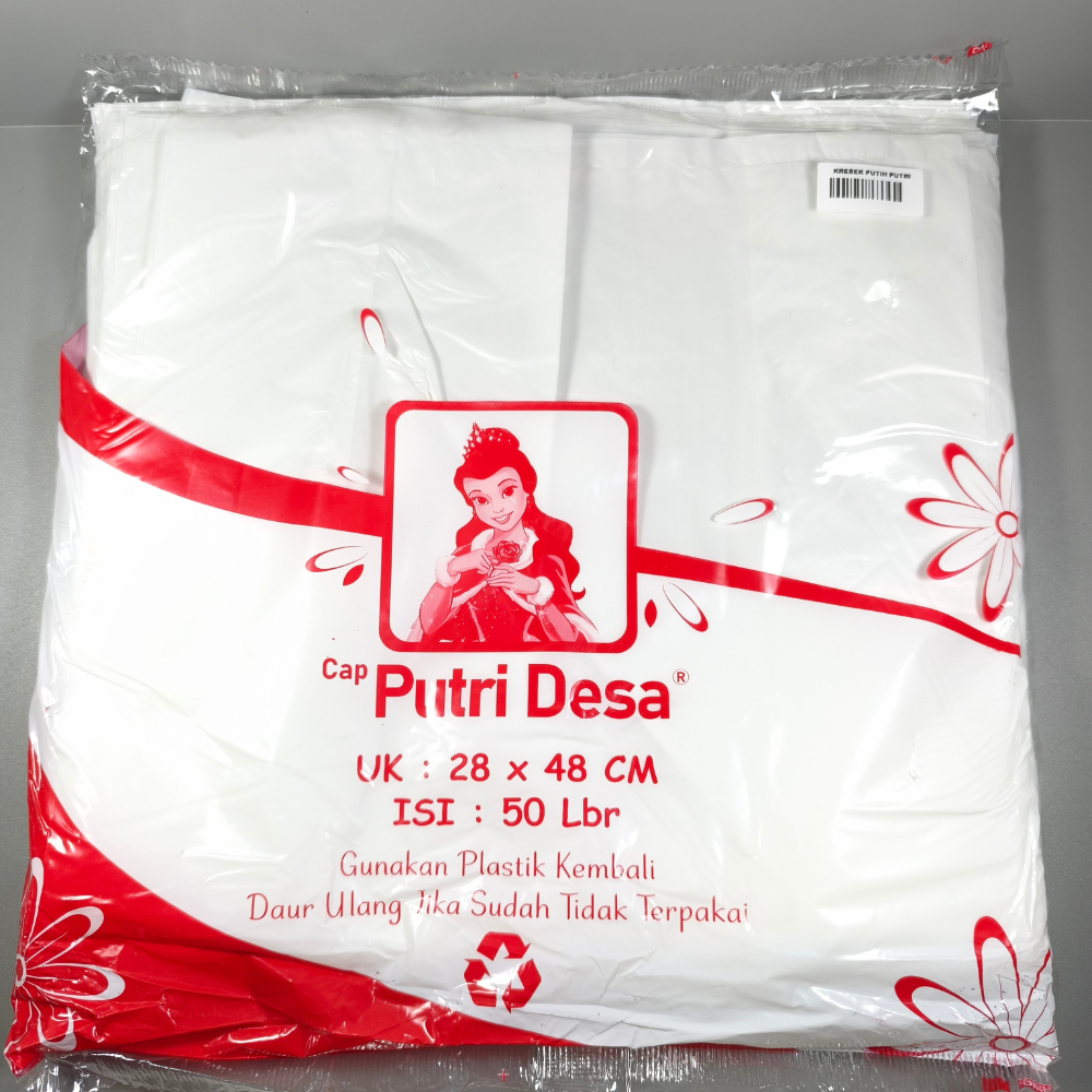 KRESEK PUTIH 28 X 48 PUTRI DESA 50 LMBR