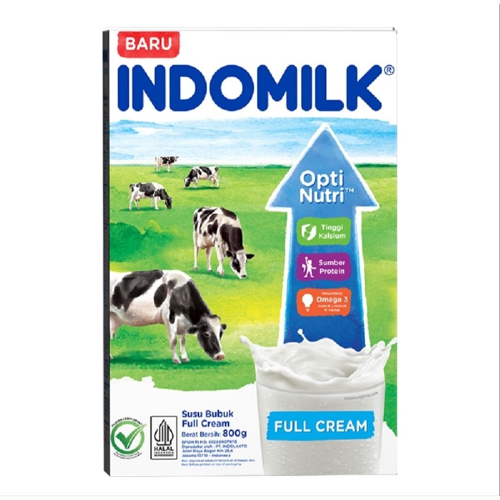 Indomilk Opti Nutri Susu Bubuk Full Cream 800g