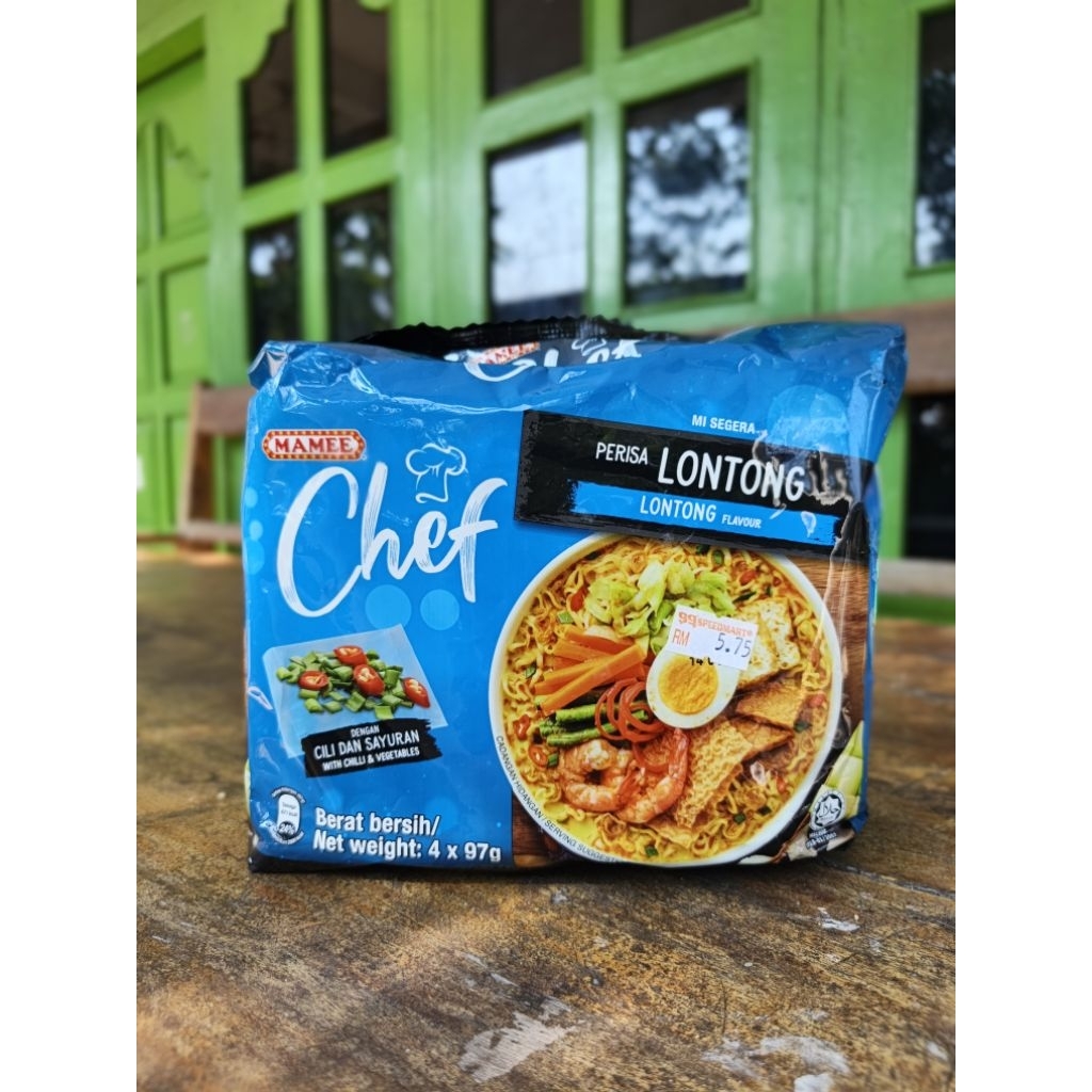 Mamee chef lontong isi 4 pcs ori malaysia