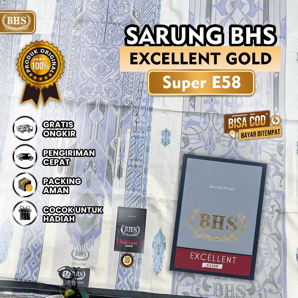 Sarung BHS Excellent Super Silver Jacquard E58 JGP, JGO, JEA