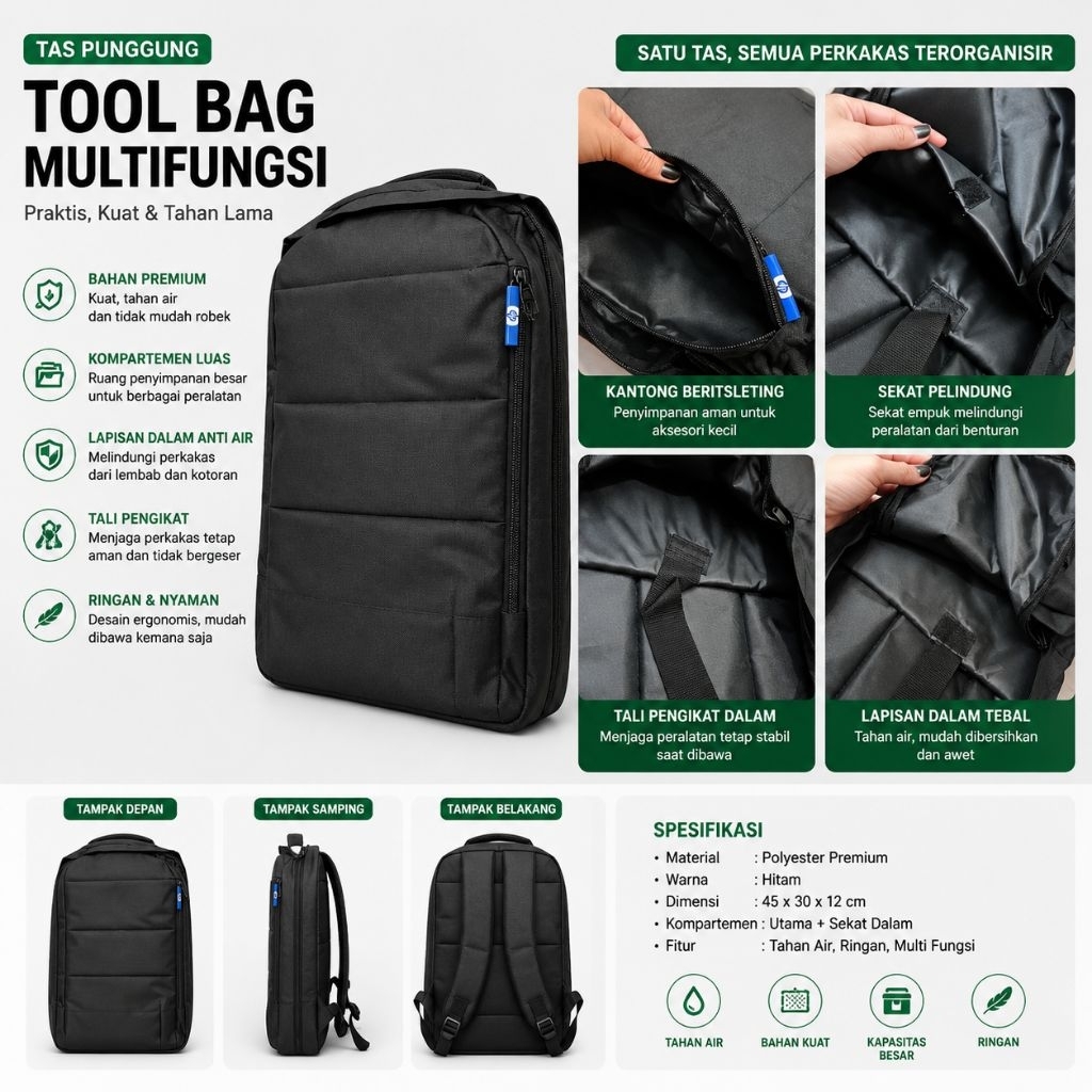 TAS RANSEL LAPTOP NOTEBOOK HP TAS MURAH