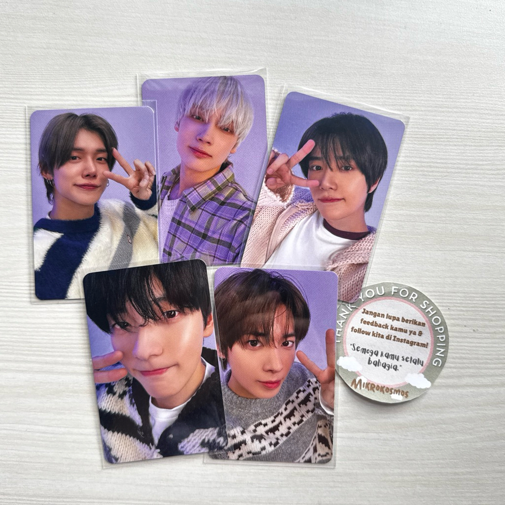 OFFICIAL SHARING VR CONCERT TXT Photocard underpriced siap kirim Soobin Yeonjun Beomgyu Taehyun Huen