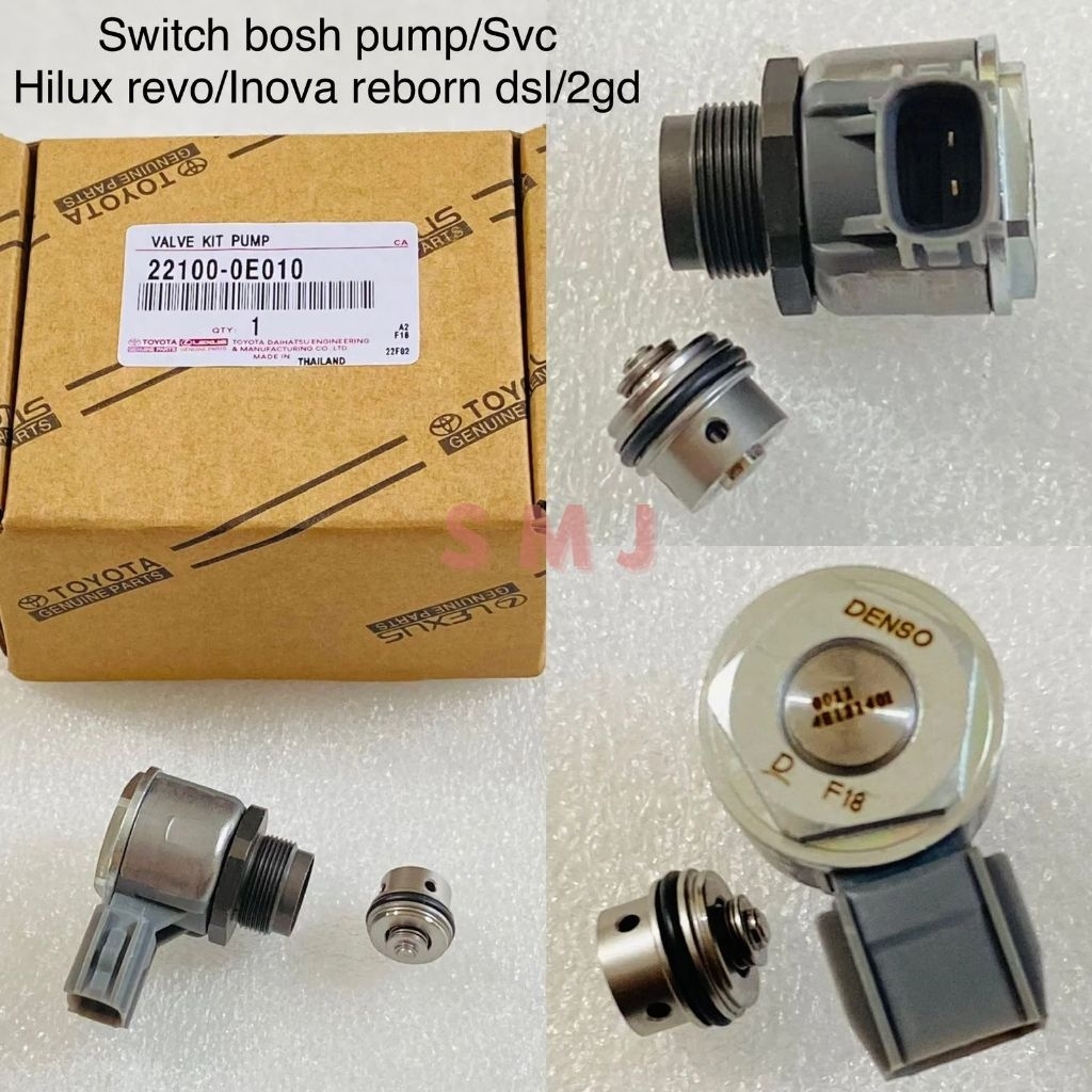 Switch Bosh Pump SCV Hilux Revo Innova Reborn Diesel 2GD 22100-0E010 Original