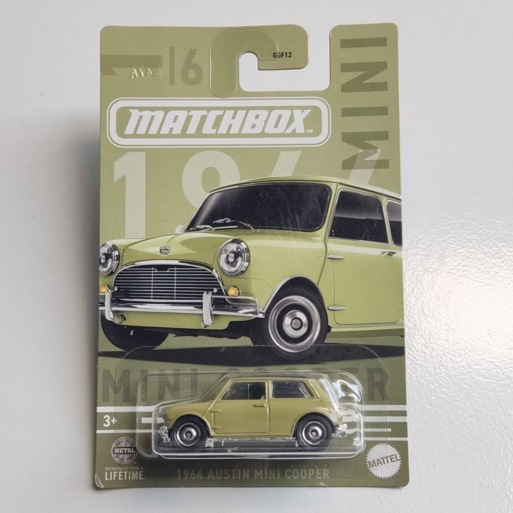 Matchbox Mini Cooper Series 1964 Austin Mini Cooper Green - MBX SERIES