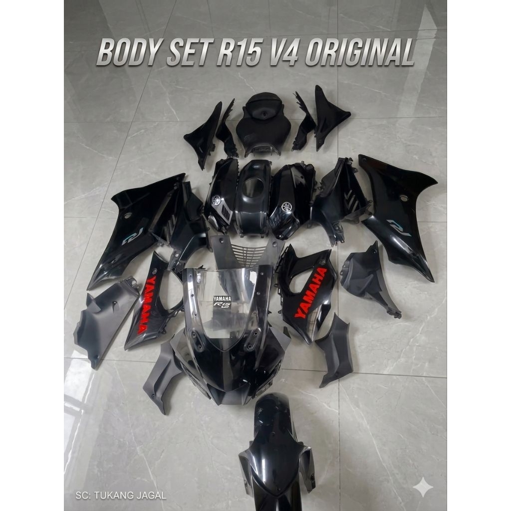 Body Set Yamaha R15 V4 Full Fairing R15 V4 Bukan R15 V3 | Kondisi Like New Gres