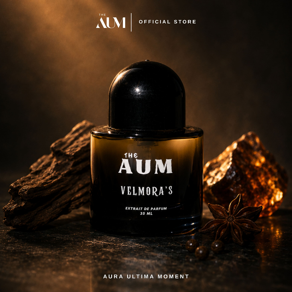 THE AUM VELMORA'S Extrait De Parfum | Parfum Unisex Wangi Tahan Lama Premium | Long Lasting | Unisex