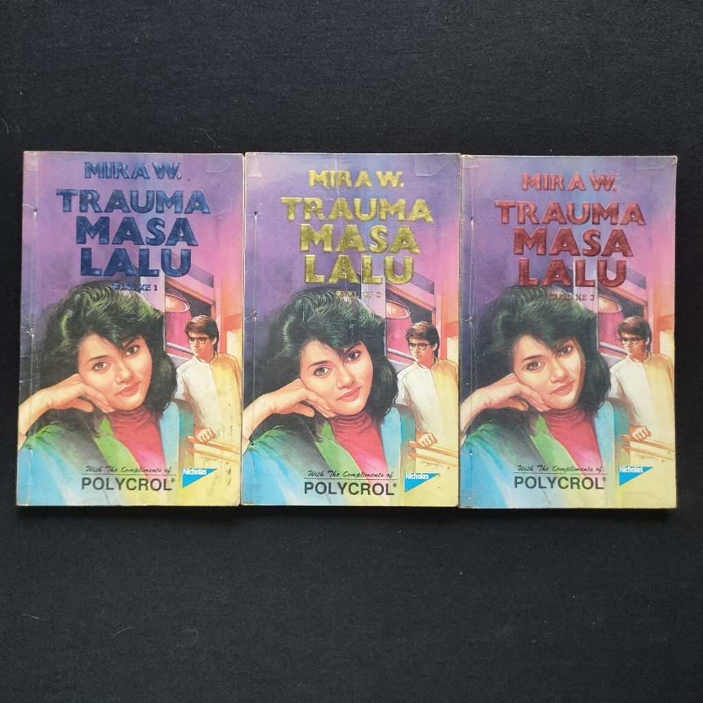 Buku/Novel Bekas Original "Trauma Masa Lalu 1-3" Karya Mira W (1 Set/Bundling)