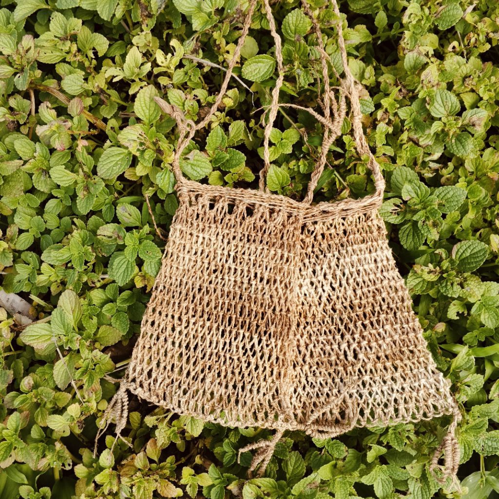 Koja Baduy Asli Tas Selempang Anyaman Handmade Original Kerajinan Suku Baduy Tas Etnik Tradisional P