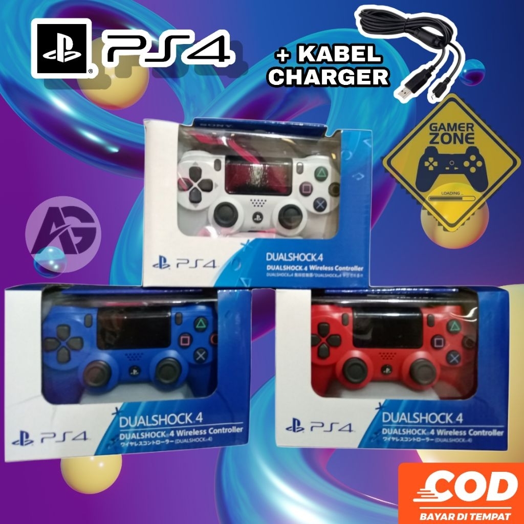 CONTROLLER STIK PS4 WIRELESS, DS4 BLUETOOTH