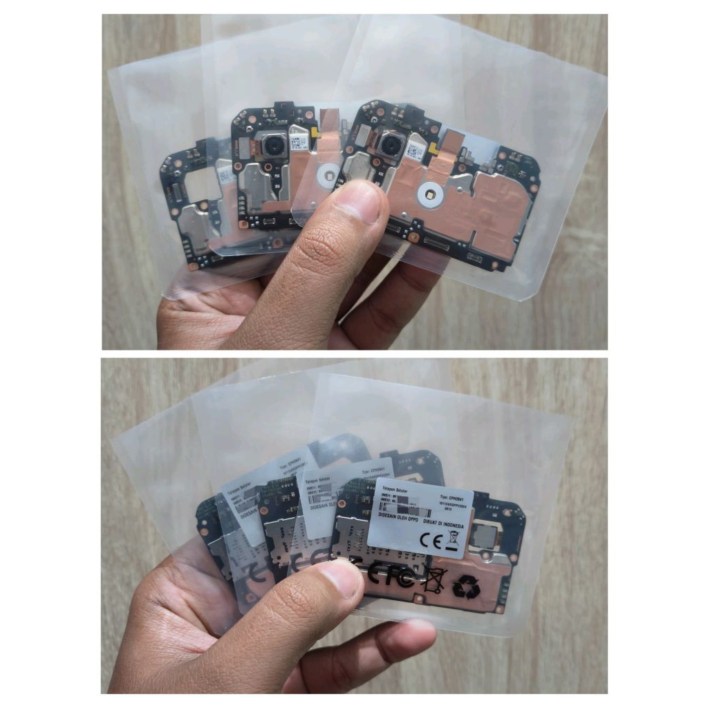 Mainboard mesin OPPO A3x 4/64GB original & berfungsi normal (+stiker imei) . Kamera OPPO A3x origina