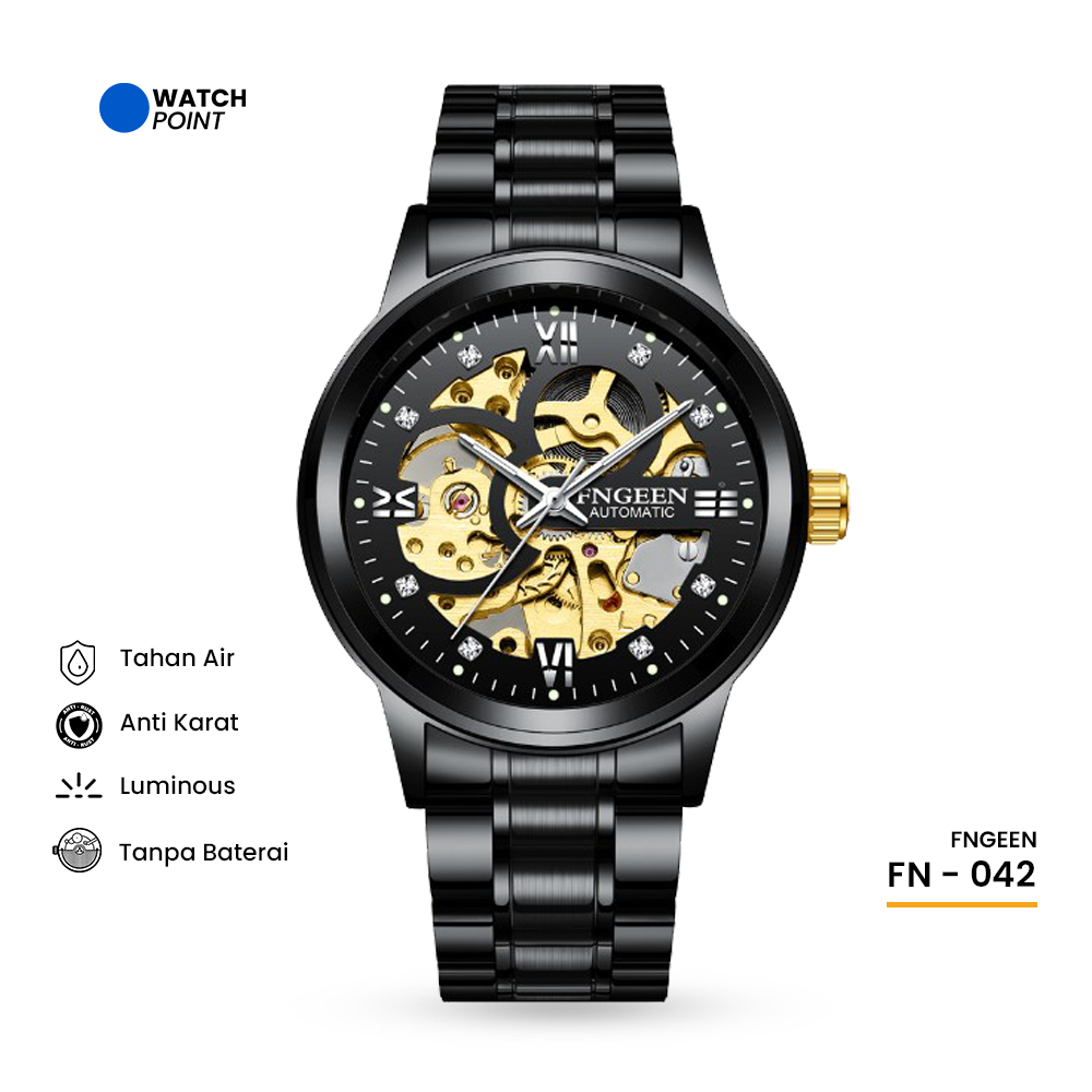 WATCHPOINT FN-042 Automatic | FNGEEN 6018 Jam Tangan Pria Mechanical Automatic Luxury Business Origi