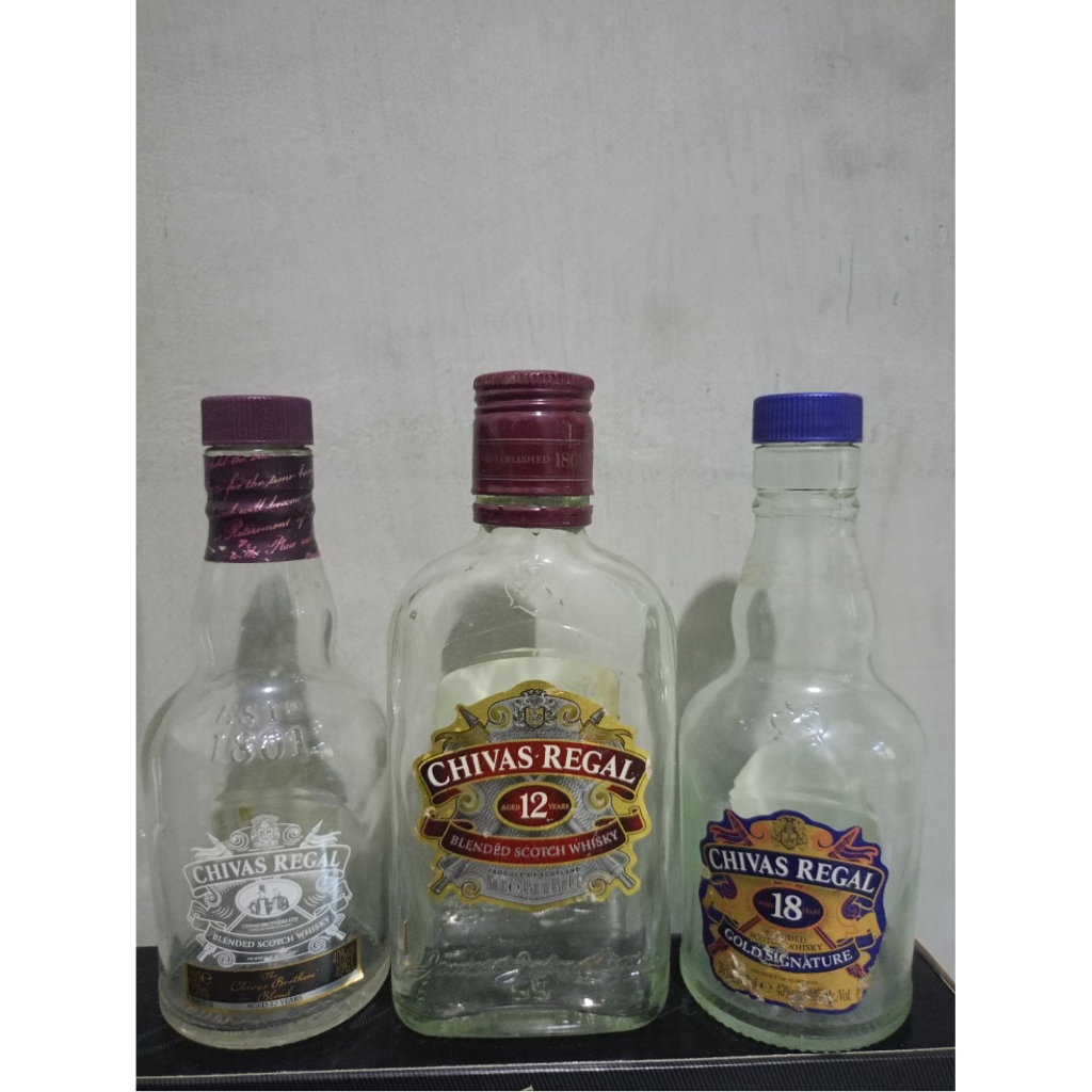 botol bekas Civas Regal set
