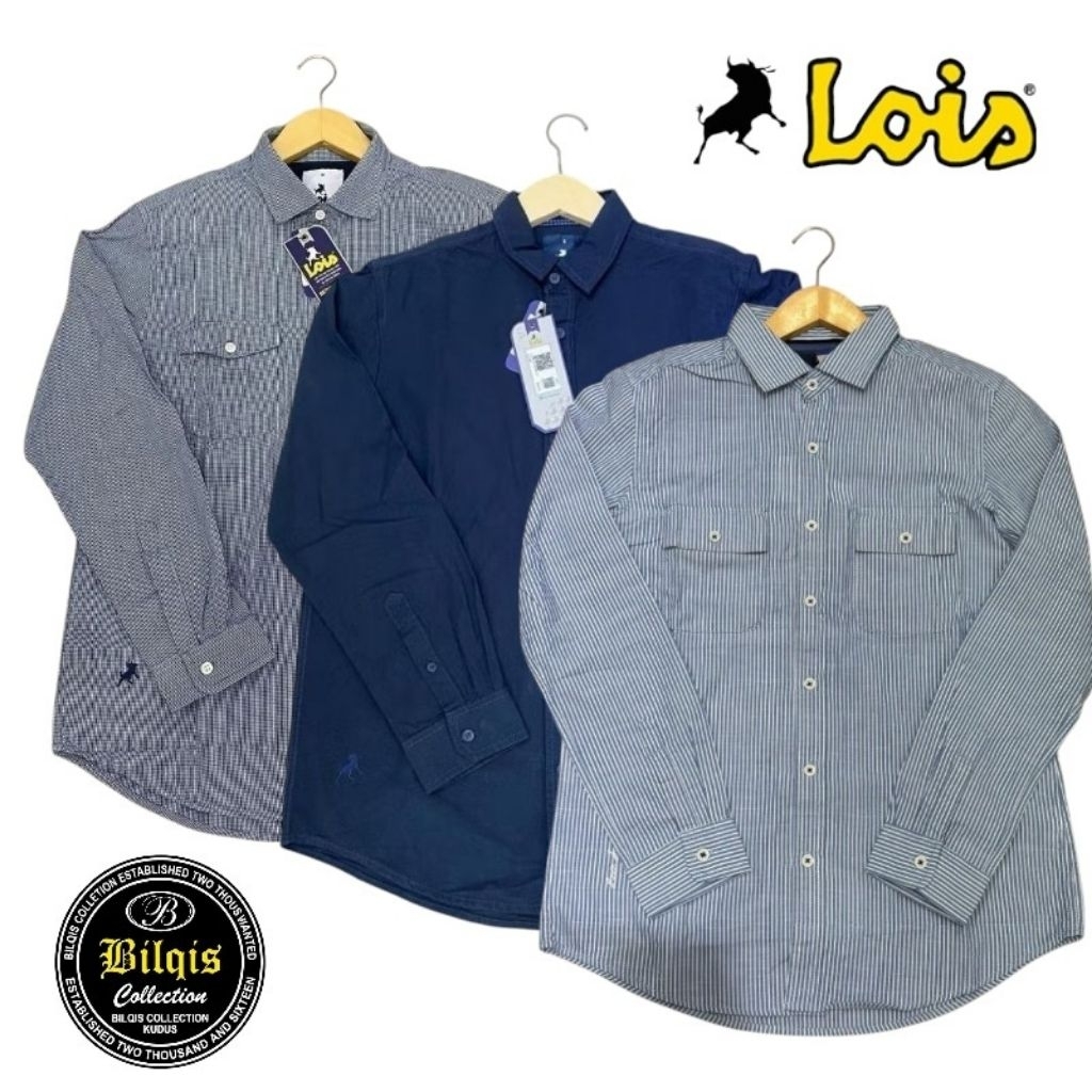 Kemeja Lois original SALE Pria Panjang