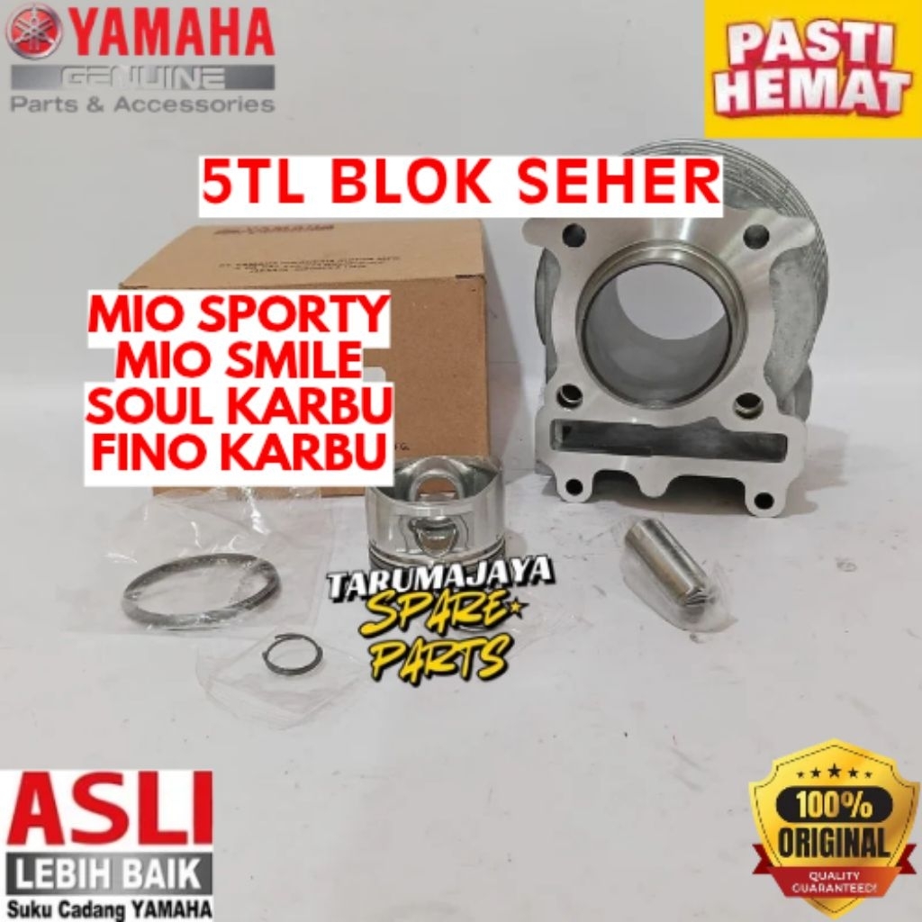 BLOK SEHER ORIGINAL YAMAHA KODE 5TL BLOK SEHER MIO SPORTY BLOK SEHER MIO SMILE, BLOK SEHER SOUL KARB