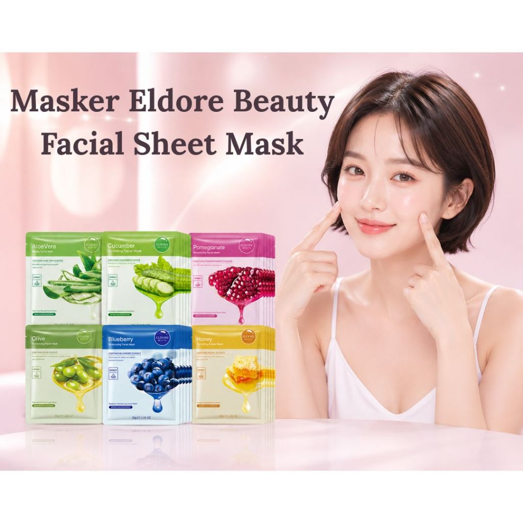 MASKER ELDORE BEAUTY FACIAL SHEET MASK