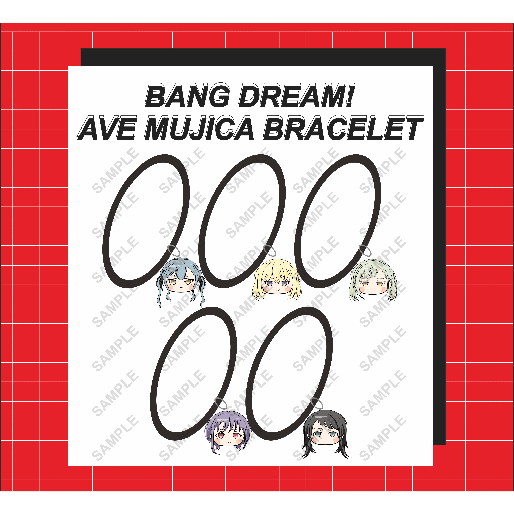 Bang Dream Ave Mujica Bracelet/Gelang