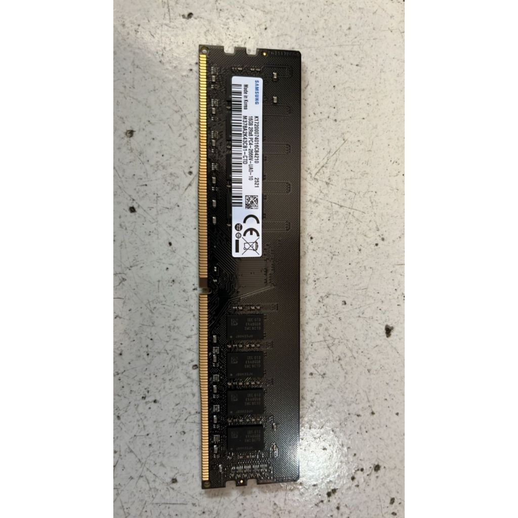 Samsung DDR 4 RAM 16GB 2666mhz Ram PC Baru
