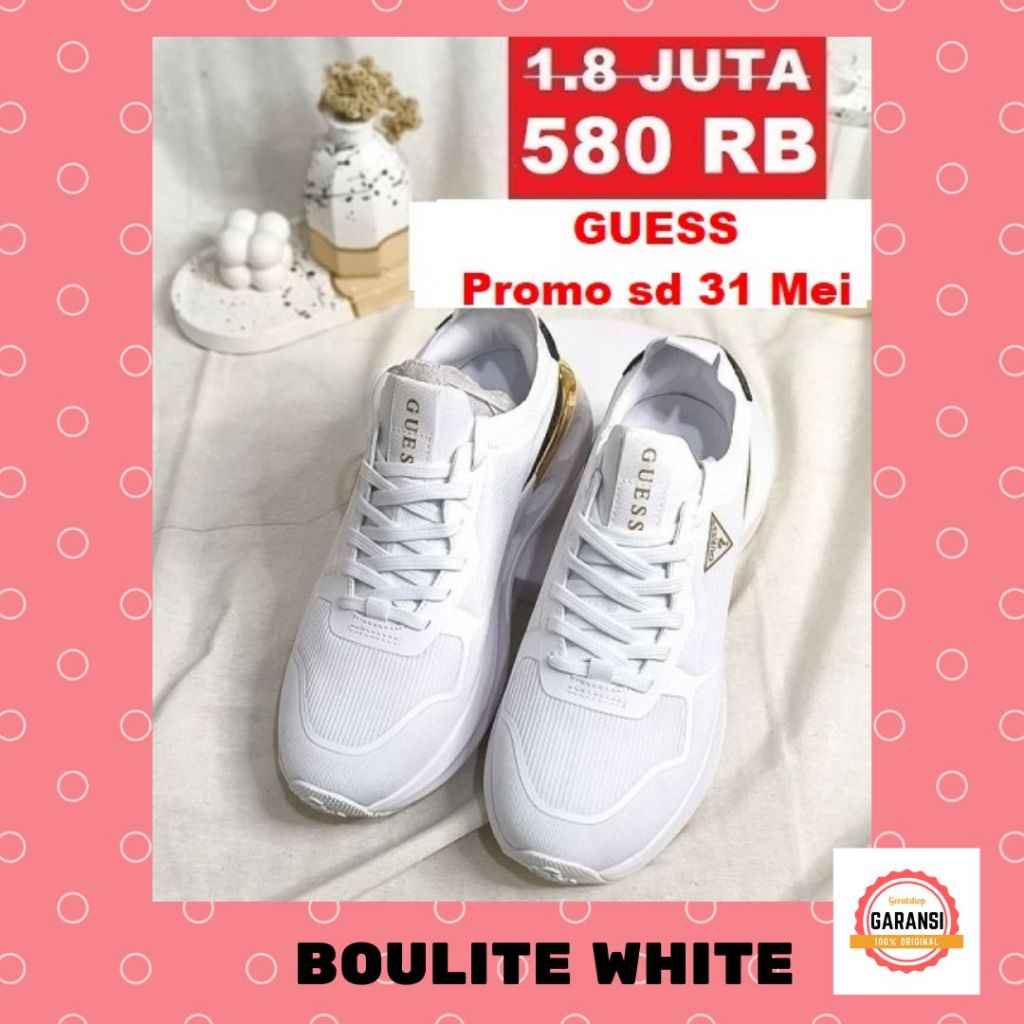 Sepatu sneakers wanita seri BOULITE Guess 100% original store