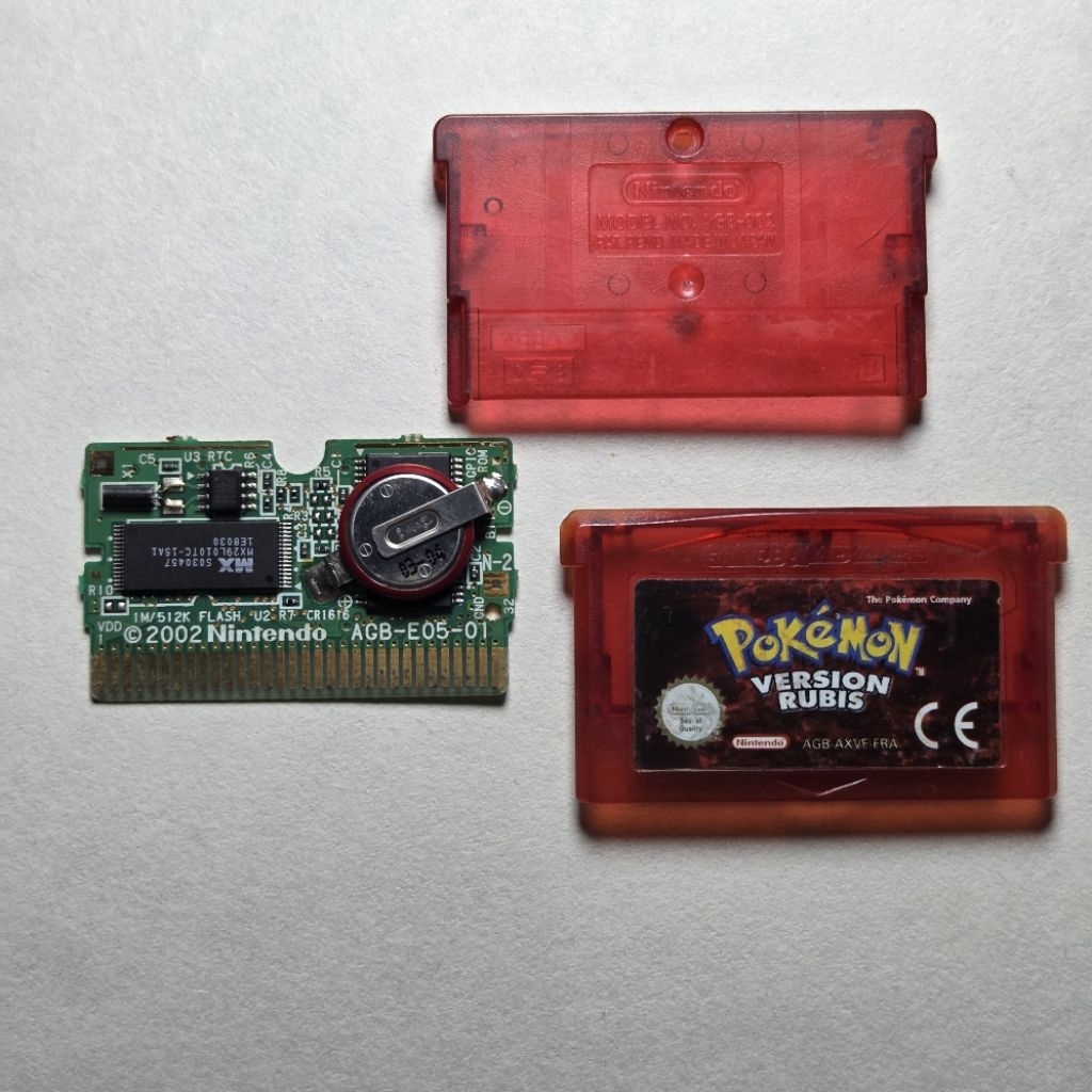 Kaset Gameboy Pokemon Ruby Version Original