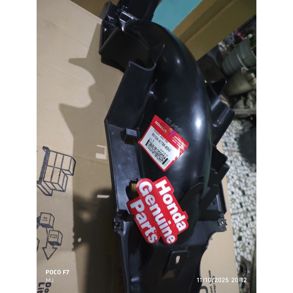 80100KTM850 / SPAKBOR BELAKANG SUPRA X 125 SERI KTM ( PNP SUPRA BATMAN)