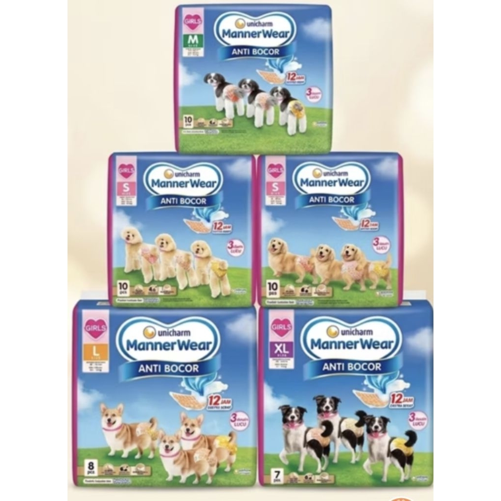 Unicharm Diapers popok kucing/anjing unisex