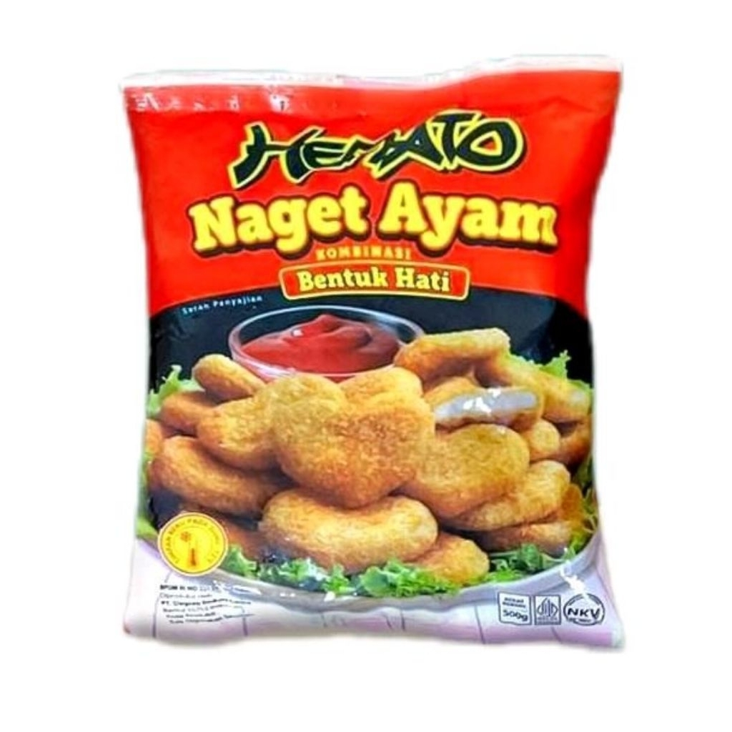 Hemato Nugget Ayam Bentuk Hati 500gr