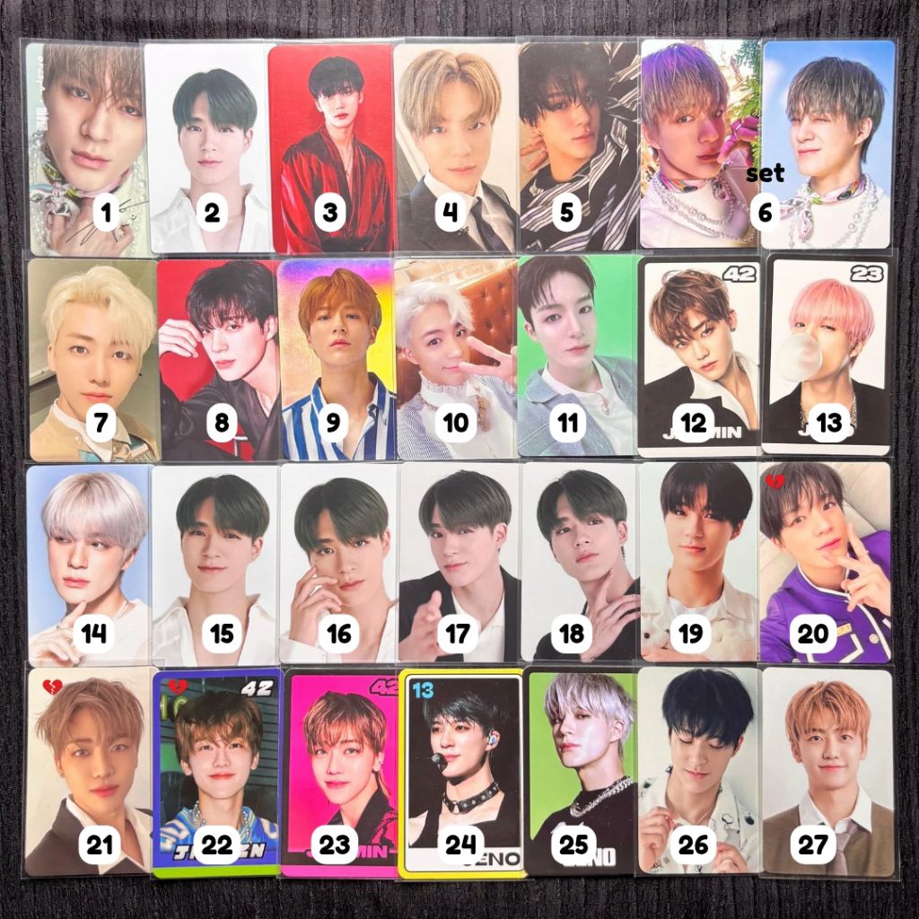 Jeno Jaemin PC Album POB LD QQ QR ISTJ Glimo Dreamscape TDS Vibe Yo Dream WGU Reload Reso We Young K