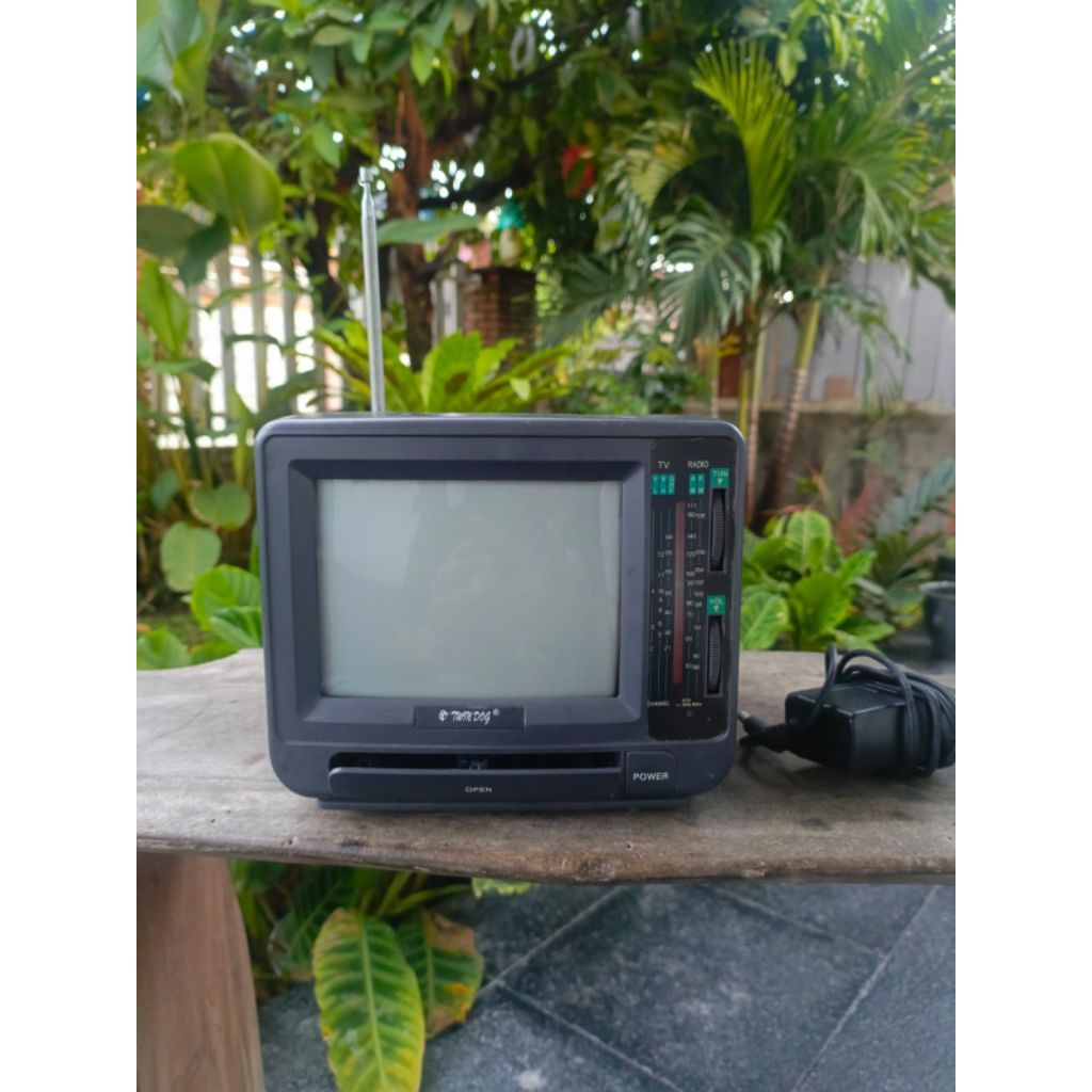 Tv Mini Twin Dog Antik ( Hidup )