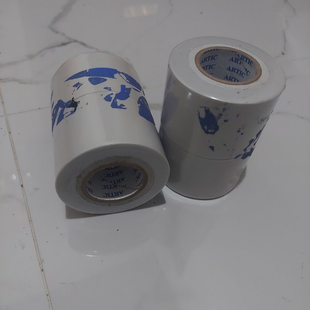 Duct tape non lem artic | isolasi pipa AC artic besar