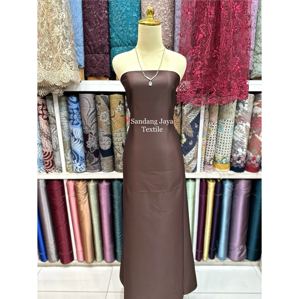 Bahan Satin Roberto Junior / Bahan Polosan Seragam Keluarga / Bahan Polosan Seragam Bridesmaid & Gro